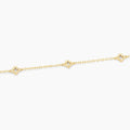 Diamond Station Chain Bracelet
