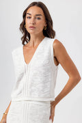 Clover Sweater Vest Top