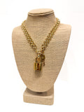 Long Toggle Lock Necklace