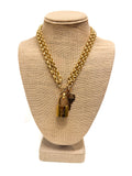 Long Toggle Lock Necklace