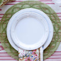 Berry & Thread Melamine Dessert/Salad Plate - Whitewash