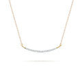 Large Pavé Curve Necklace