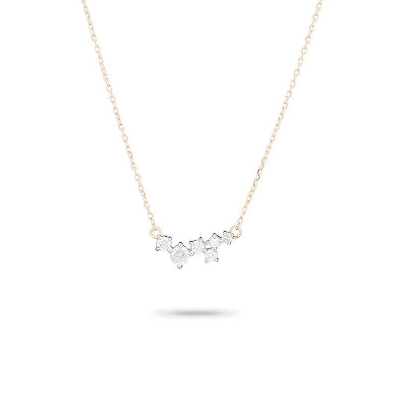 Scattered Diamond Necklace