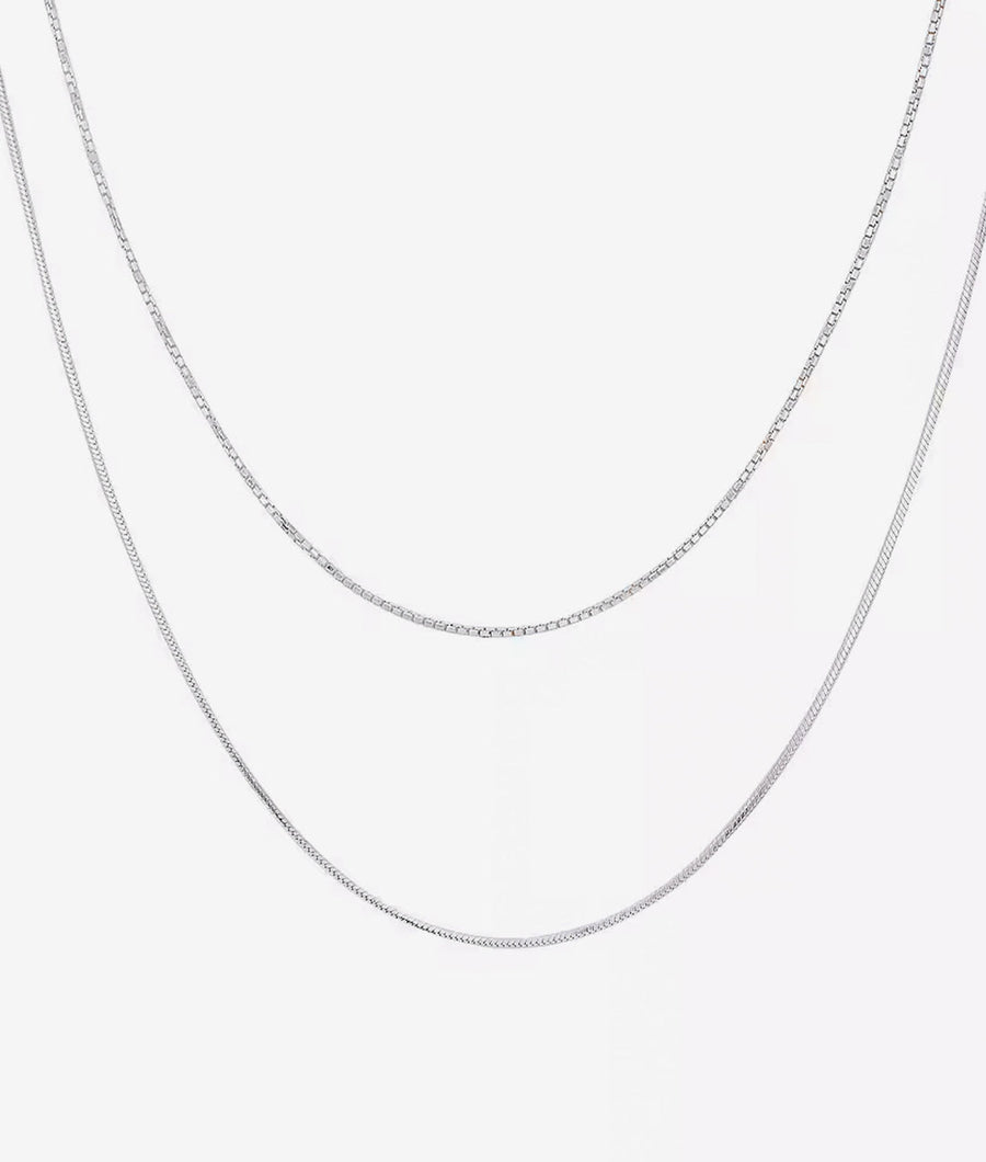 Silver Line Necklace
