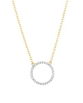Standing O Pendant Necklace