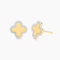 Classic Bloom Clover Stud Earrings