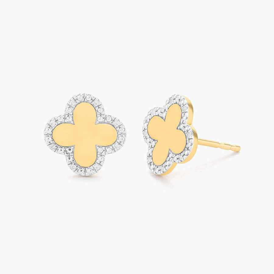 Classic Bloom Clover Stud Earrings
