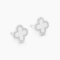 Classic Bloom Clover Stud Earrings