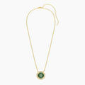 Emerald Birthstone Pendant Necklace