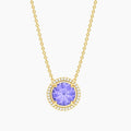 Tanzanite Birthstone Pendant Necklace