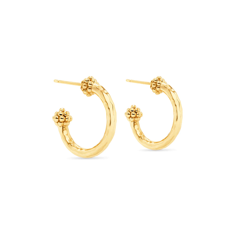 Berry Slice Hoop Earrings