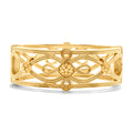 Monique Hinged Bangle in Gold