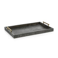 Nika Shagreen Leather Bar Tray