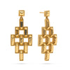 Pathway Post Earrings -Gold
