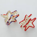 Americana Star Small | Small Metal Star Claw Clip