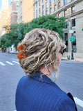 Hand-painted Doodle Puppy Claw Hair Clip | Eco-Friendly