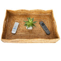 Rattan Tray – Rectangular Scallop Design