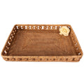 Rattan Inna Design Rectangular Tray
