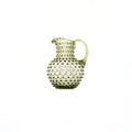 Hobnail Glass Creamer | Moss Green | 1L | Bohemia Crystal