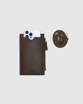 RFID Phone Bag - Chocolate | Suki
