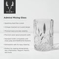 Admiral™ Vintage-Style Crystal Cocktail Mixing Glass