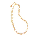 Maharani Petite Chain Necklace, 16"+2" - Clear Cubic Zirconia