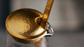 Pebbled Large Carafe with Spoon Set