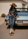 Equestrian Navy Midnight Stirrup Scarf