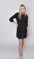 Black Tencel Girlfriend Dress