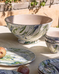 Marbled Ocean Serving Bowl