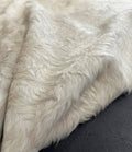 Pure White Brazilian Cowhide Rug - XL - Natural
