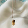 Duo Sardina necklace - two articulated fish