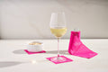 Glass Cocktail Napkin Stand | Roll Holder