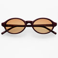 Zoe Acetate Round Womens Sunglasses