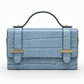 GF0658 - LEATHER HANDBAG WITH CROCCO