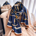 Equestrian Navy Midnight Stirrup Scarf