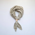 Sage Grey Classic Print Naturally Dyed Bandana