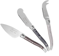 3 Piece Laguiole Cheese Knives - Warm Spice