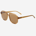 Billie Unisex Aviator Sunglasses - Brown