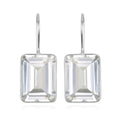 Emerald Cut Valencia-Crystal Silver