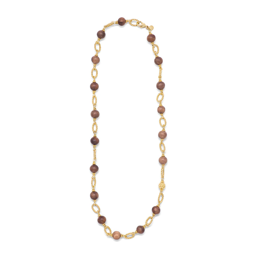 Earth Goddess 24" Chain Necklace - Teak