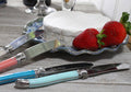 Laguiole 4-Piece Spreader Set with Coral & Turquoise Handles