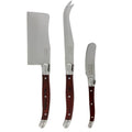 Laguiole Cheese Knife Set, 3 Piece, Pakkawood