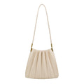 Carrie Pleated Vegan Shoulder Bag
