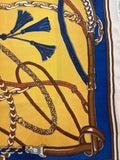 YF08-C81 CHAIN AND BELTS DETAIL SCARF