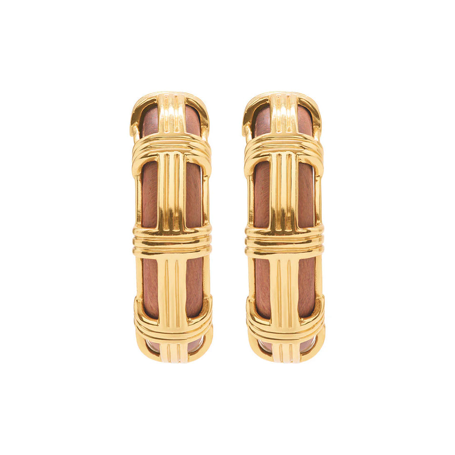 Gaia Caged Hoop Earrings