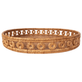 Rattan Round Tray with Glass Insert