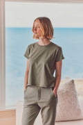 Chloe Distressed Short Sleeve Tee