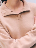 Cashmere Blend High Neck Sweater