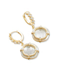 Orla Round Drop Earrings